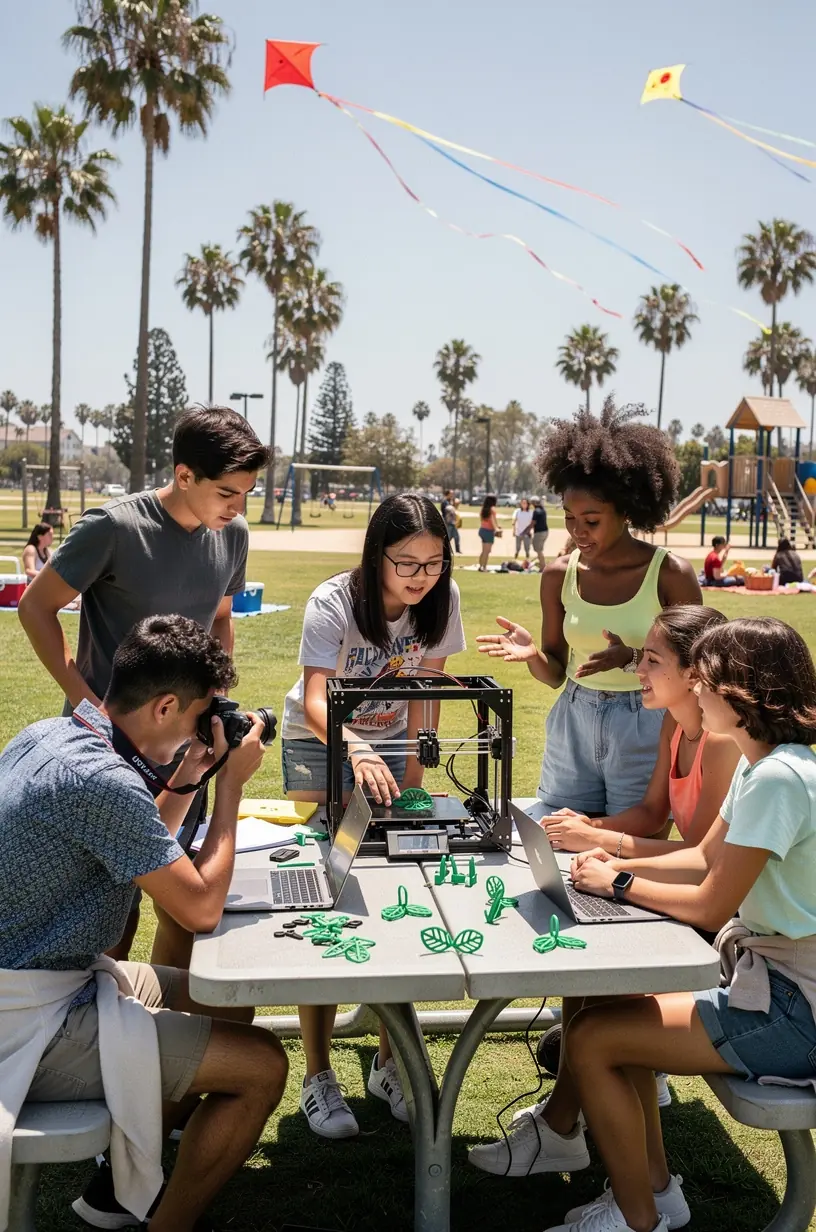 Localized 3D printing enhances community innovation and sustainability.