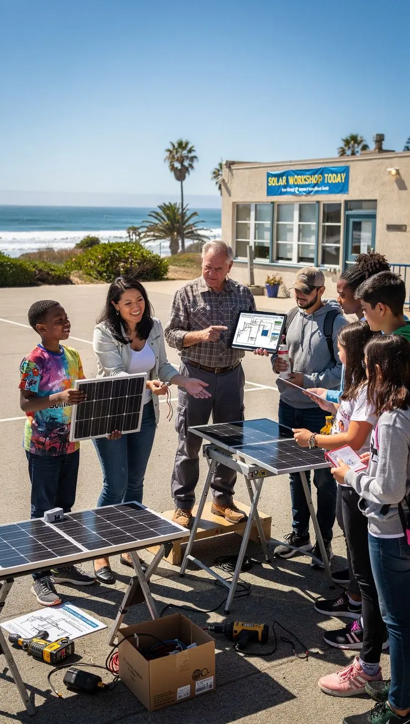 Urban garden showcasing sustainable community practices.